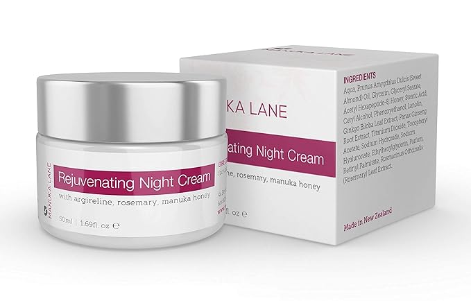 Manuka Lane Night Cream with Retinol, Manuka Honey, and Peptides Real Glowing Results for Youthful, Healthy Skin-FemmiqueWomen