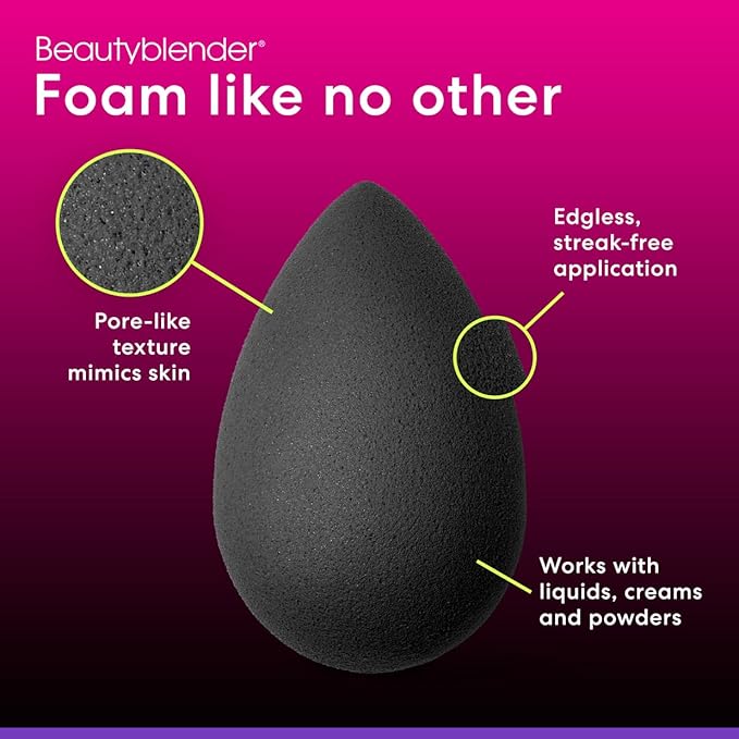 Beautyblender® | Pro Blender Makeup Sponge | Blend Liquid Foundations, Powders and Creams | Streak Free Application | Vegan, Cruelty Free | Made in USA-FemmiqueWomen