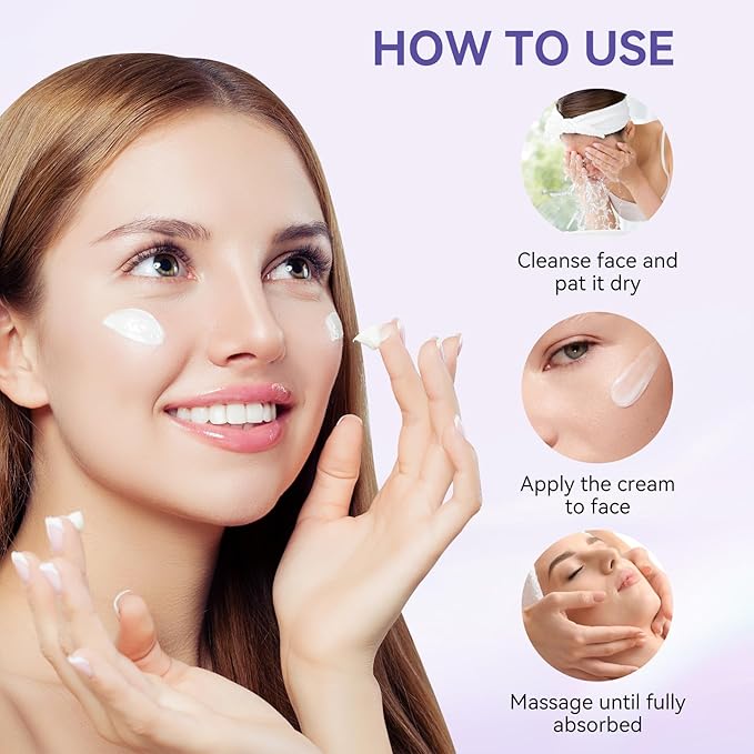 Face Moisturizer Retinol Cream, Neck Collagen Cream for Tightening Skin, Anti Aging Day & Night Deep Facial Moisturizer for Women & Men, Tighten and Lift Wrinkle-FemmiqueWomen