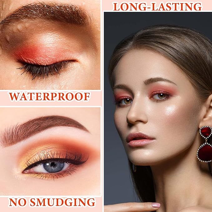 12 Color Naked Eyeshadow Palette,Matte Earth Color Eyeshadow,Natural Nude Eyeshadow Palette,Professional Waterproof and Smudge Proof Eye Shadow Palette Kit,Eye Makeup Set for Women（A）-FemmiqueWomen