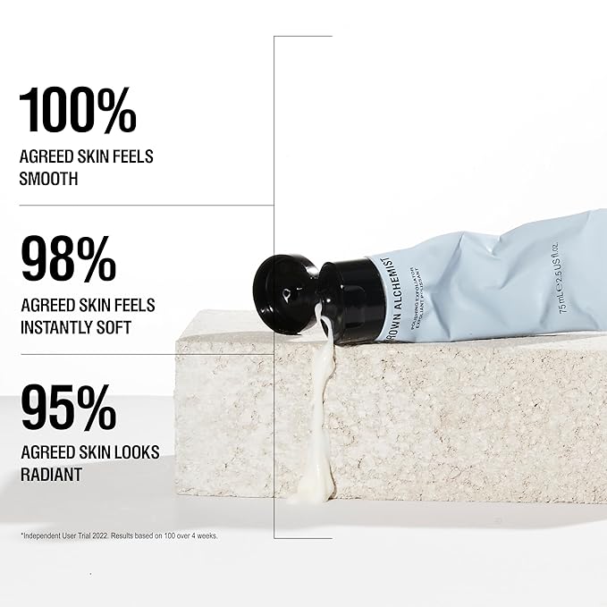 Grown Alchemist Facial Cleanser Set: Polishing Exfoliator (75ml) + Gentle Gel Cleanser (200ml)-FemmiqueWomen