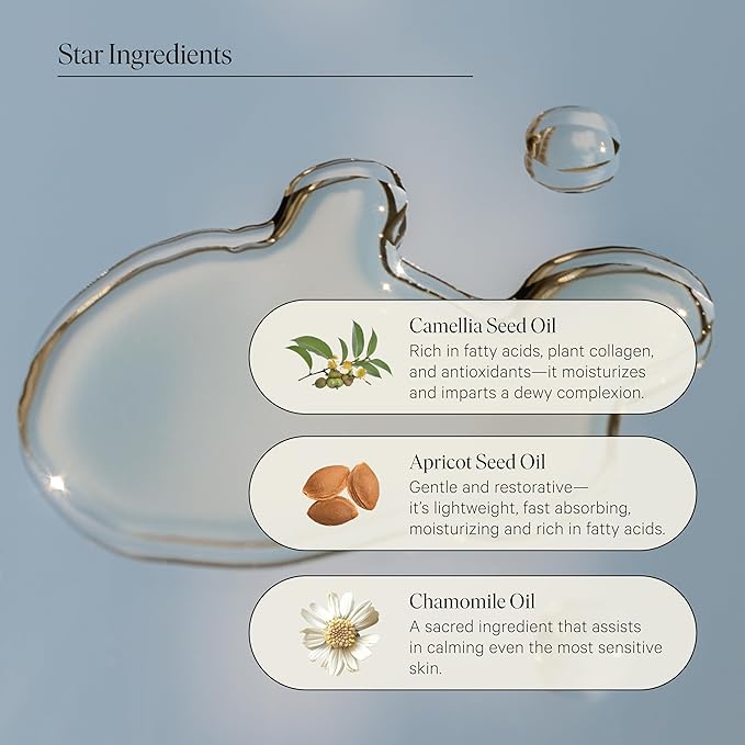 Biography Long June Quieting Face Oil, 30ml - Natural Smoothing & Clarifying Dry Oil. Clarifying, Moisturizing & Hydrating Beauty Facial Oil for Women w/Camellia, Vitamin E & Marula-FemmiqueWomen