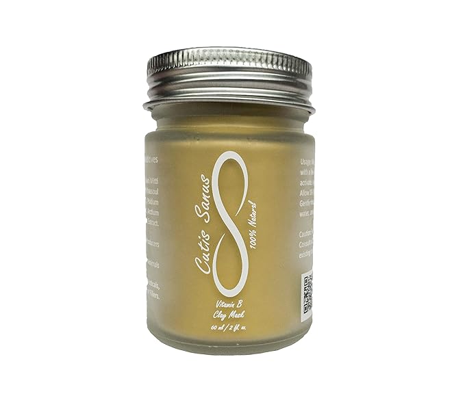 100% Natural Vitamin B Clay Exfoliating Face Mask 120g All Clay & No Water-FemmiqueWomen