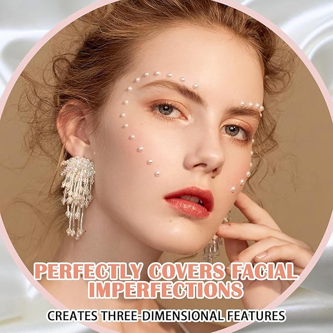 15 Colors Correcting Concealer Contour Palette,Cream Contour Makeup Palette with Brush,Contouring Liquid Foundation Concealer Palette Highlighting Makeup Kit for Conceals Dark Circles,Blemish-FemmiqueWomen