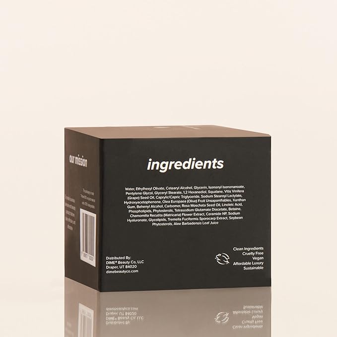 Dime Beauty Restorative Night Cream, Facial Moisturizer with Ceramides and Sea Buckthorn, 1.7 oz / 50 ml in Pump-FemmiqueWomen