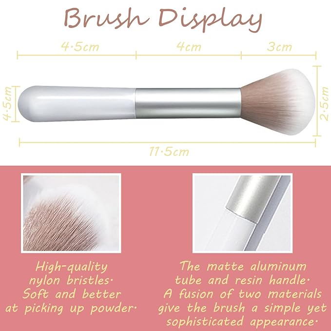 3 Color Matte Pink Blush Palette with Brush, Long Lasting Cheek Makeup, Smooth and Light Blush Powder for Face Beauty-FemmiqueWomen