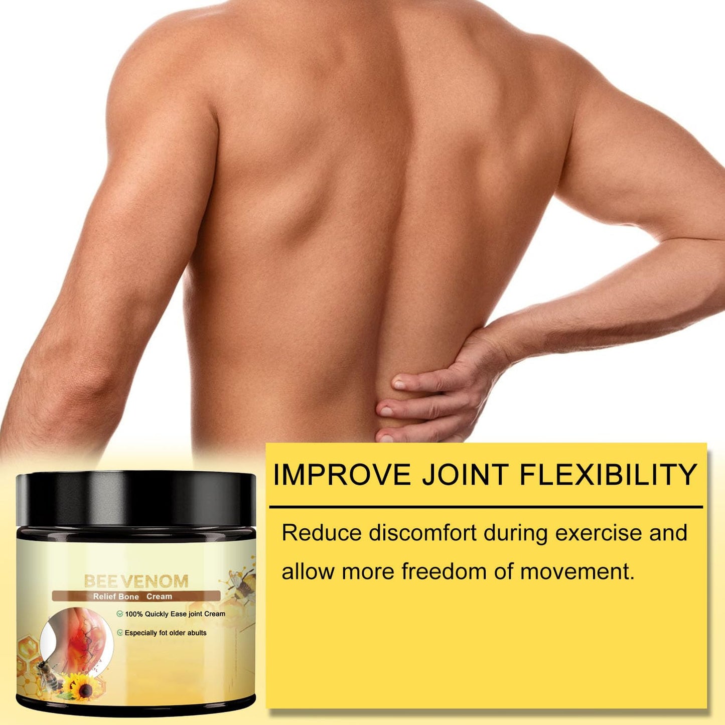 2 Pcs Bee Venom Joint Cream - Advanced Joint and Bone Cream, Specially for Back, Neck, Hands, Knees-FemmiqueWomen