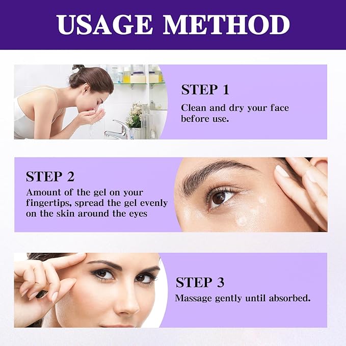 2PCS 60-Second Eye Effects Age-Defying Tinted Firming Gel, 60 Second Eye Firming Gel, Firming eye skin, Reduce Eye Skin Problems-FemmiqueWomen