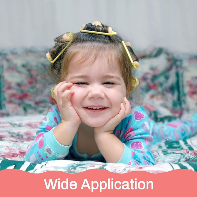 36PCS Foam Hair Rollers - Sponge Rollers for Heatless Hair Curler for Short/Long Curling Sleep rolos para cabello Jumbo Large Sponge Curlers Soft Sleeping Thin Hair Curl Overnight rulos-FemmiqueWomen