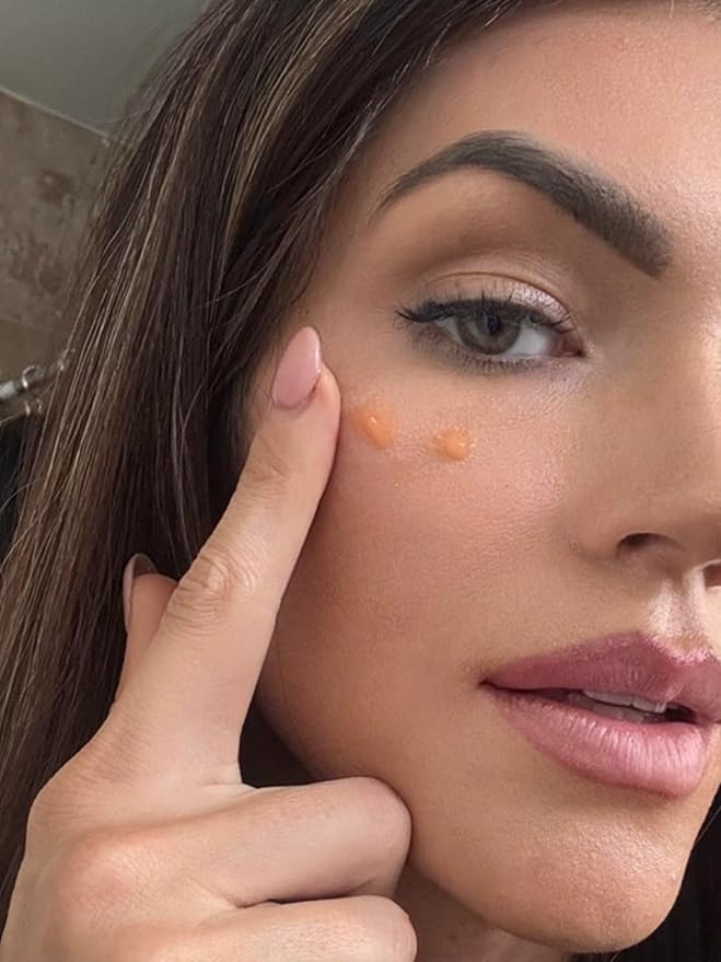 GLO24K Instant Wrinkle Filler for Face, XL Lifting Cream for Eye and Face, Lift and Tightening Non-Invasive with Hyaluronic Acid, 24k Gold, Peptides and Vitamins for Youthful Appearance, 1.2 fl oz-FemmiqueWomen