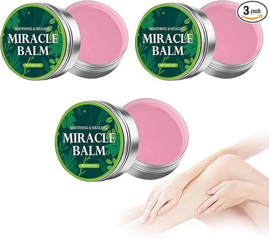 Miracle Balm, Soothing Balm for Joints, Back, Legs & Feet, Non-Greasy (3PCS)-FemmiqueWomen