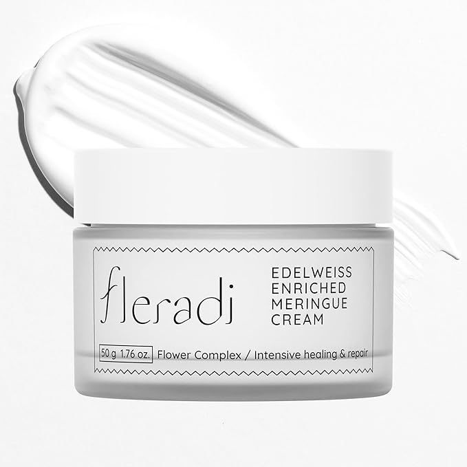 Edelweiss Face Cream for Women and Men – Korean Night Moisturizer with 30% Edelweiss Extract (Natural Power), Deep Hydration for Dry Skin (Advanced Barrier Care)-FemmiqueWomen