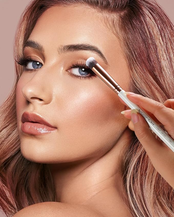 Eyeshadow Primer Brush Concealer Brush Crease Brush Eyeshadow Makeup Brush - Ivory-FemmiqueWomen