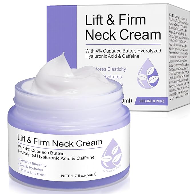 Neck Firming Cream, Neck Cream for Tightening & Neck Lift, Anti-Aging Neck Cream for Wrinkles 1.7 Fl.Oz-FemmiqueWomen
