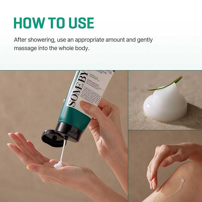 SOME BY MI AHA BHA PHA Miracle Calming Body Lotion – 6.76oz, 200ml – Korean Exfoliating Salicylic Acid Body Moisturizer for Dry Skin – Daily Hydration & Soothing Care with Centella – Korean Skin Care-FemmiqueWomen