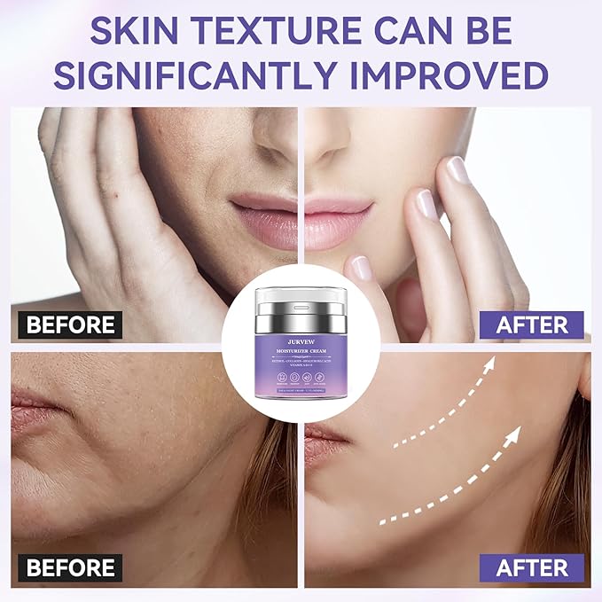 Face Moisturizer Retinol Cream, Neck Collagen Cream for Tightening Skin, Anti Aging Day & Night Deep Facial Moisturizer for Women & Men, Tighten and Lift Wrinkle-FemmiqueWomen