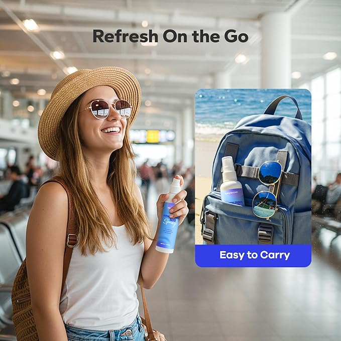 Hypochlorous Acid Spray (8.45 Fl Oz), Facial Spray for Skin Cleansing & Soothing, Hypoallergenic HOCL Sprays for Face & Eyes, All-Purpose Cleaner for Sensitive Skin Care-FemmiqueWomen