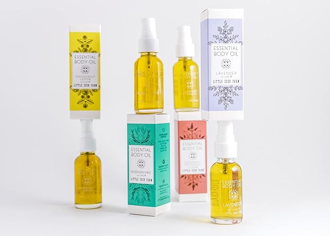 Little Seed Farm Essential Body Oil, Rosemary Mint, 4oz-FemmiqueWomen