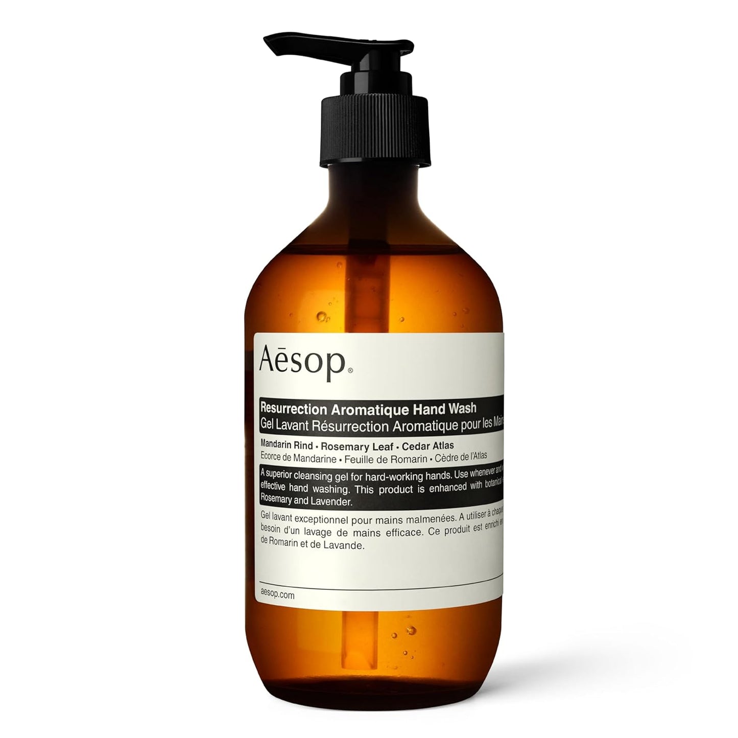 Aesop Resurrection Aromatique Hand Wash | Gentle Cleanser with Orange, Rosemary and Lavender Oils | 500mL / 16.9 oz-FemmiqueWomen