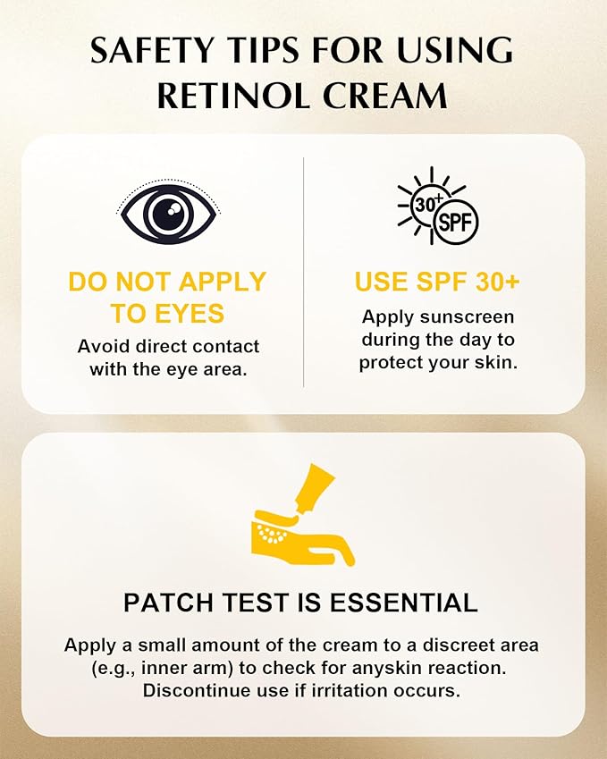 Neck Firming Cream with 3% Retinol - Hyaluronic Acid, Anti-Wrinkle Treatment, Skin Tightening Cream for Face, Neck, Chest & Décolleté-FemmiqueWomen