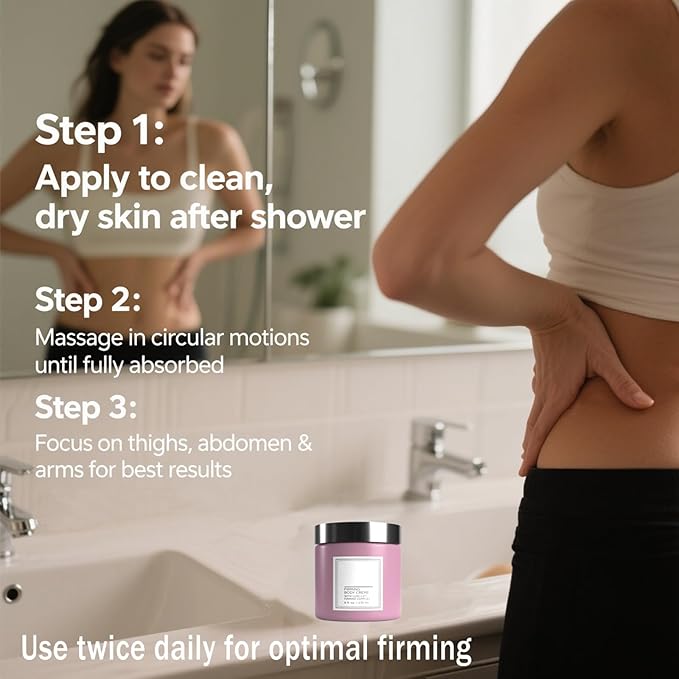 Champagne Lift Body Creme, Champagne Lift Hydrating Firming Body Cream for Crepey Skin, Targets Dry & Sagging Skin on Arms, Legs | Powered by Pink Pepperslim & Luxe-Lift Firming Complex - 8 oz.-FemmiqueWomen