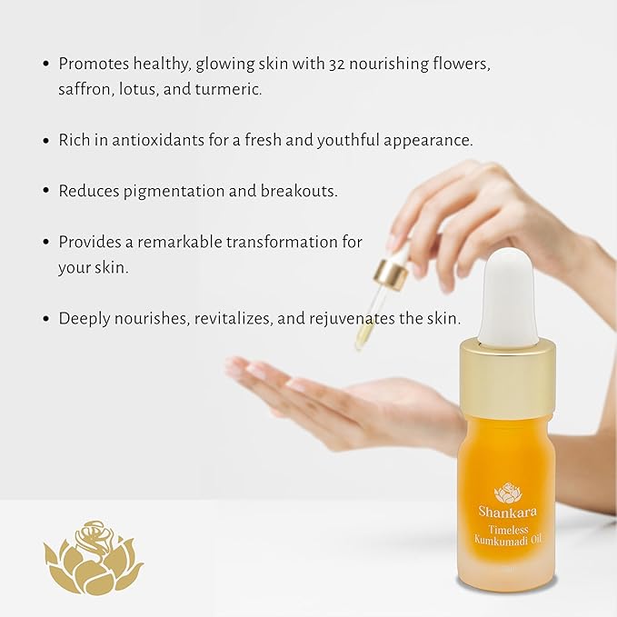 Shankara Kumkumadi Oil with Pure Saffron and Ayurvedic Herbs (Original Aroma 5ml)-FemmiqueWomen