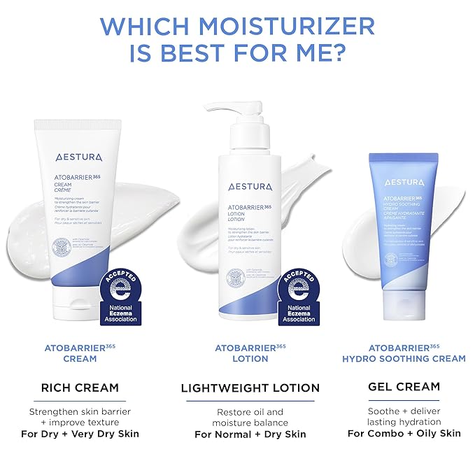 AESTURA ATOBARRIER365 Cream with Ceramides, Korean Face Moisturizer for Barrier Repair | 120H lasting Hydration, Ceramide Capsules, Dry & Sensitive Skin, Non-comedogenic, 80 mL / 2.70 fl.oz.-FemmiqueWomen