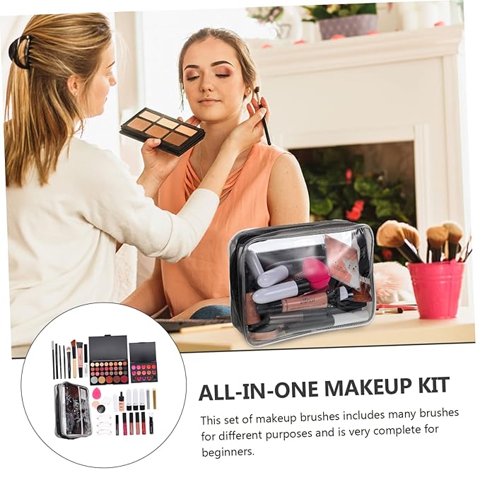1 Set women's makeup set Eyebrow Pencil All-in-one Makeup Kit Makeup Multi- Makeup Kit Professional Foundation Cosmetics Supplies One-piece student mascara-FemmiqueWomen