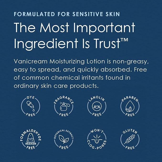 Vanicream Moisturizing Lotion with Pump | Fragrance and Gluten Free | For Sensitive Skin | 16 Ounce (Pack of 1)-FemmiqueWomen