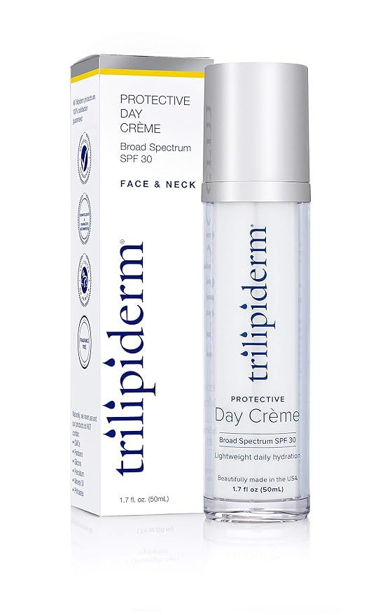 Trilipiderm Sightseer Bundle – Protective Day Cream Broad Spectrum SPF 30 and Rehydration Night Crème Set – Day and Night Protection, Hydration and Renewal Travel Size-FemmiqueWomen