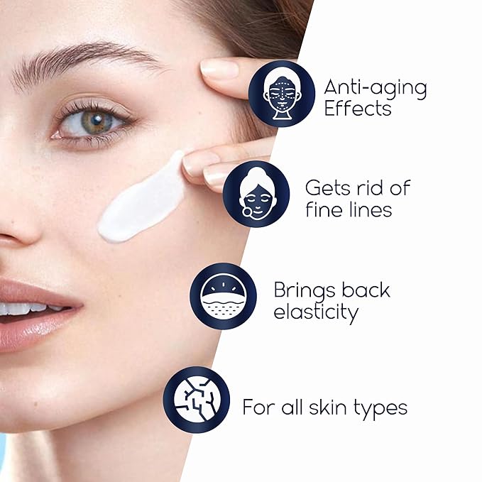 Instant Face Lift Cream, Face Cream for Older Women 60 Plus - Wrinkle Cream for Face Deep Wrinkles - Face Moisturizer for Women Dry Skin | Night Cream Anti Aging - 1.69 Fl Oz-FemmiqueWomen