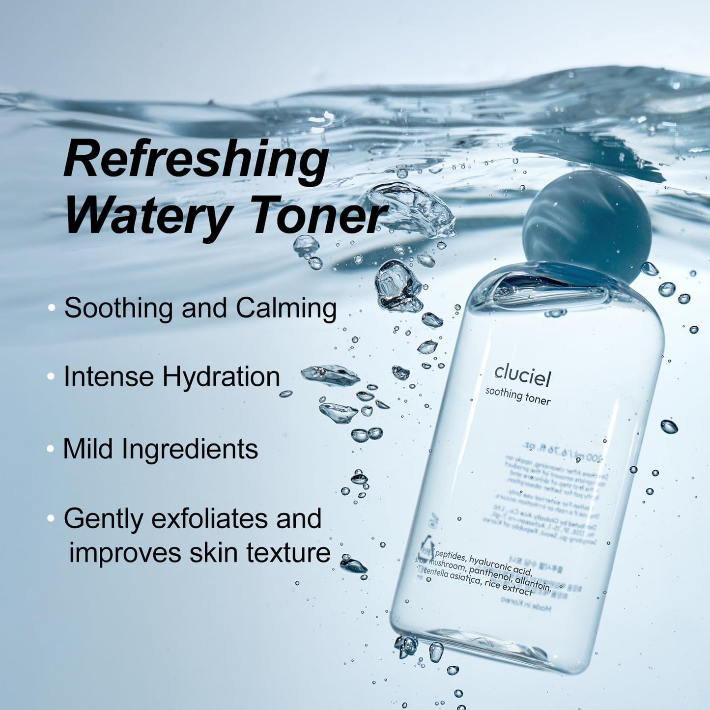 Soothing Toner I Soothing pH-Balanced Toner, Light-Weight, Calms Skin, Refreshing, Hydrating, Gentle Exfoliator, Cruelty Free (200ml / 6.76 fl.oz)-FemmiqueWomen