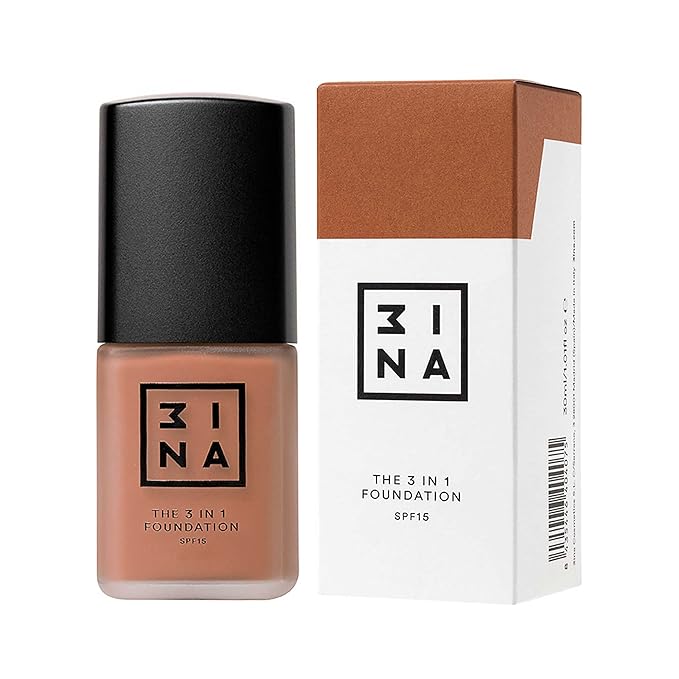 3INA The 3-In-1 Foundation 220 - Vegan Formula - Combination Of Primer, Concealer And Foundation - Medium Coverage - Natural Finish - Perfect For Covering Lines And Blemishes - Long Lasting - 1.01 Oz-FemmiqueWomen