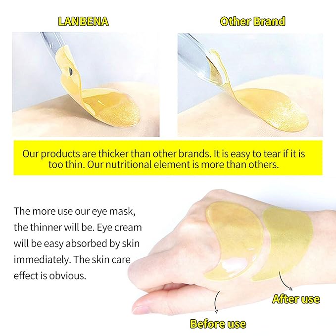 30 Pairs Hyaluronic Acid Collagen Eye Mask,Moisturizing Brightening Eye Mask, Eyes Treatment for Reducing Dark Circles, Lighten Wrinkles Anti-Aging, Fine Lines Eye Bags Puffiness for Women Men-FemmiqueWomen