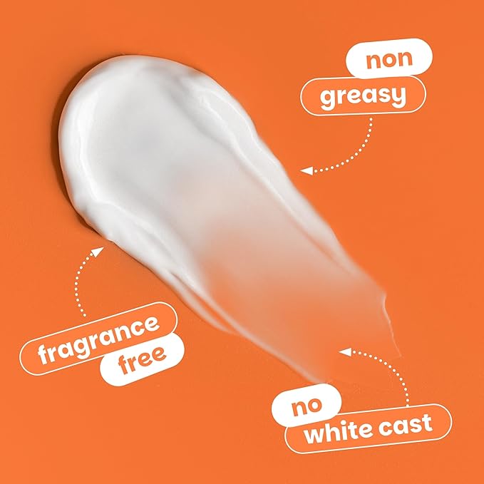 Prebiotic Mineral Sunscreen SPF 50 for Kids & Baby, Face & Body Sun Protection, Reef Safe, Non-Toxic Zinc Oxide Broad Spectrum, Water-Resistant, No White Cast, Travel Size 1.7oz-FemmiqueWomen