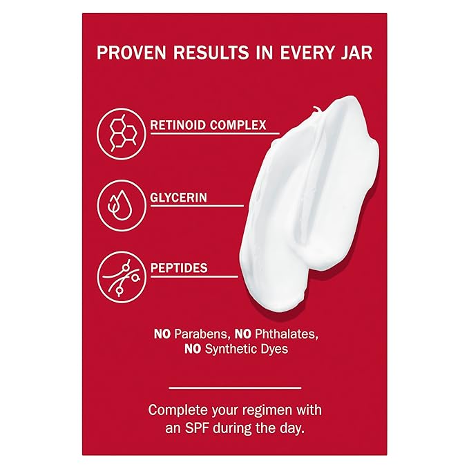 Olay Retinol 24 Face Moisturizer, Anti-Aging Night Cream for Women, Fragrance-Free, Non Greasy - Anti-Wrinkle, Smooth Fine Lines, Tightening, Hydrating Skin Care - Peptides, Glycerin, 1.7 Oz-FemmiqueWomen