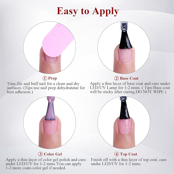 Jelly Gel Nail Polish, Jelly Black Nail Polish Gel Translucent Sheer Spring Summer Neutral Nail Gel Polish Soak off UV LED Light for Nail Art DIY Manicure 0.5 Fl Oz