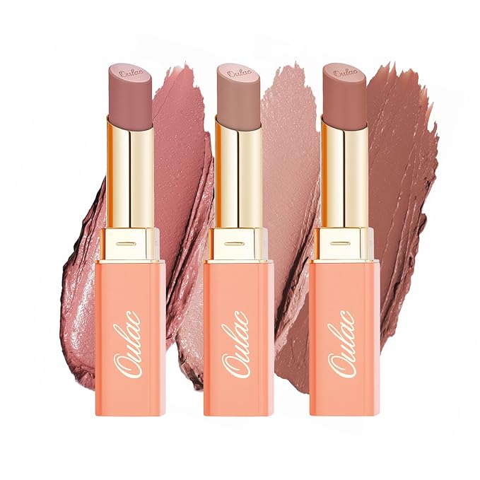 Oulac Sensual Glow Color Rich Satin Lipstick Set 3-FemmiqueWomen
