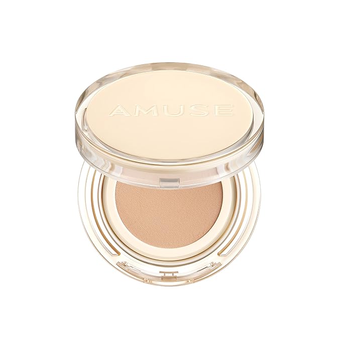 AMUSE Dew Jelly Vegan Cushion Foundation 02 NUDE | dewy, glow, long-lasting, double coverage, clean beauty, lightweight, natural look, foundation for sensitive skin, hydrating cushion-FemmiqueWomen