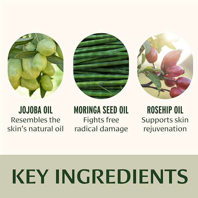 Banyan Botanicals Face Oil – Luxurious Ayurvedic Face Oil – Clean Skincare with Rosehip Oil and Jojoba Oil for Skin that Glows – 0.5 oz – Non-GMO, Cruelty Free, Paraben & Phthalate Free-FemmiqueWomen