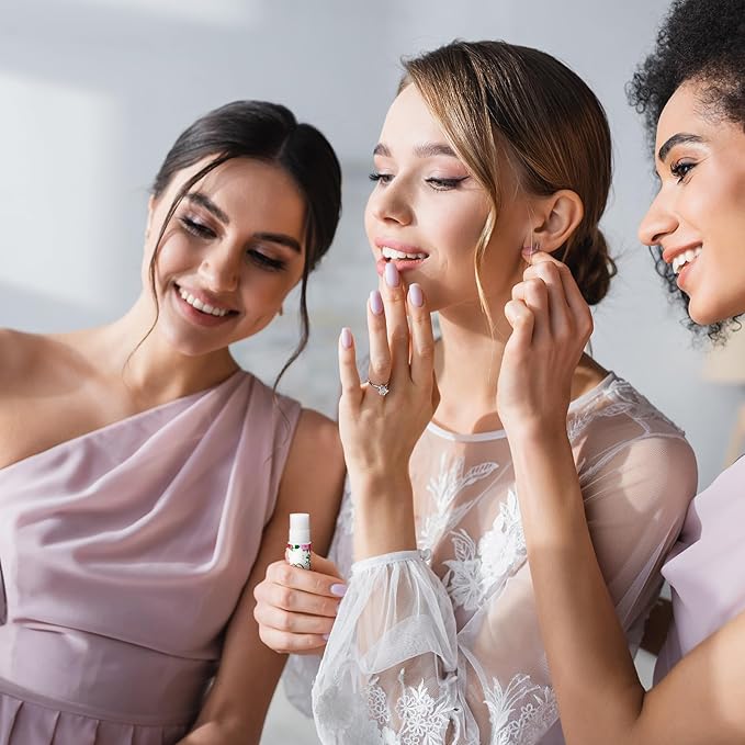 30 Pcs Wedding Lip Balms Bulk Wedding Bridal Shower Favors for Guests Wedding Souvenirs Moisturizing Floral Lip Balm Thank You Gifts for Bachelorette Party Bridesmaid Baby Shower, Pink Flower-FemmiqueWomen