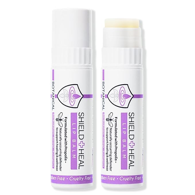 2 Pack - Botanical Lip Balm with Aromachology, Mood-Boosting Fragrance Technology, Soothes Chapped Lips & Relieves Dryness, Silky Smooth Texture Warms on Contact (2 Pack)-FemmiqueWomen