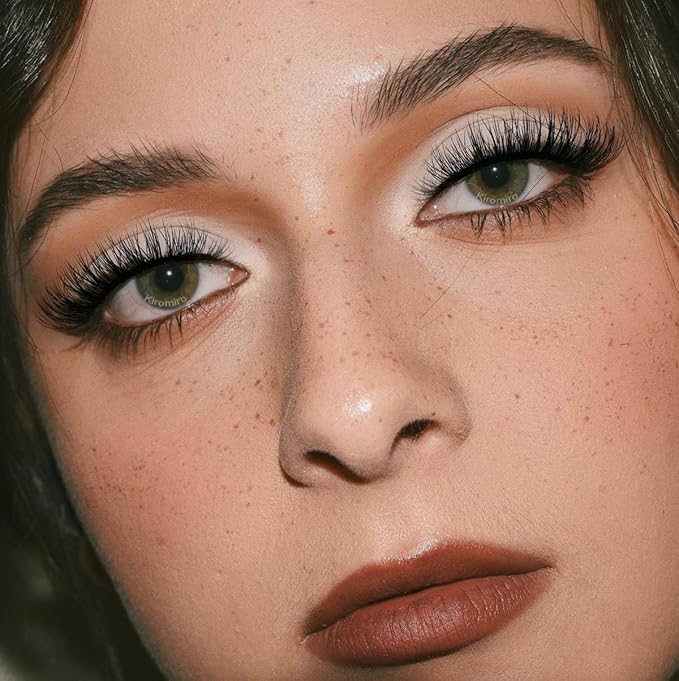 Mink Lashes False Eyelashes Natural Look Wispy Cat Eye Flat Lashes 3D Mink Lashes Natural Fake Lashes 18mm Strip Lashes Pack 7 Pairs-FemmiqueWomen