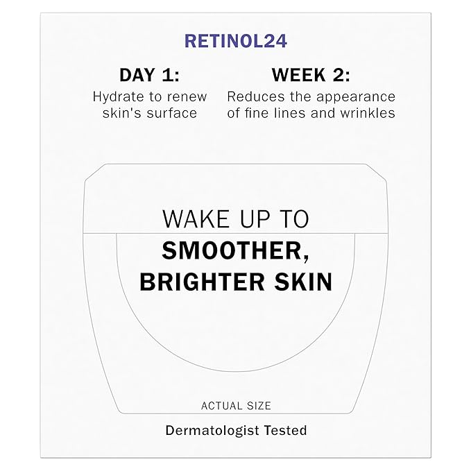 Olay Retinol 24 Face Moisturizer, Anti-Aging Night Cream for Women, Fragrance-Free, Non Greasy - Anti-Wrinkle, Smooth Fine Lines, Tightening, Hydrating Skin Care - Peptides, Glycerin, 1.7 Oz-FemmiqueWomen