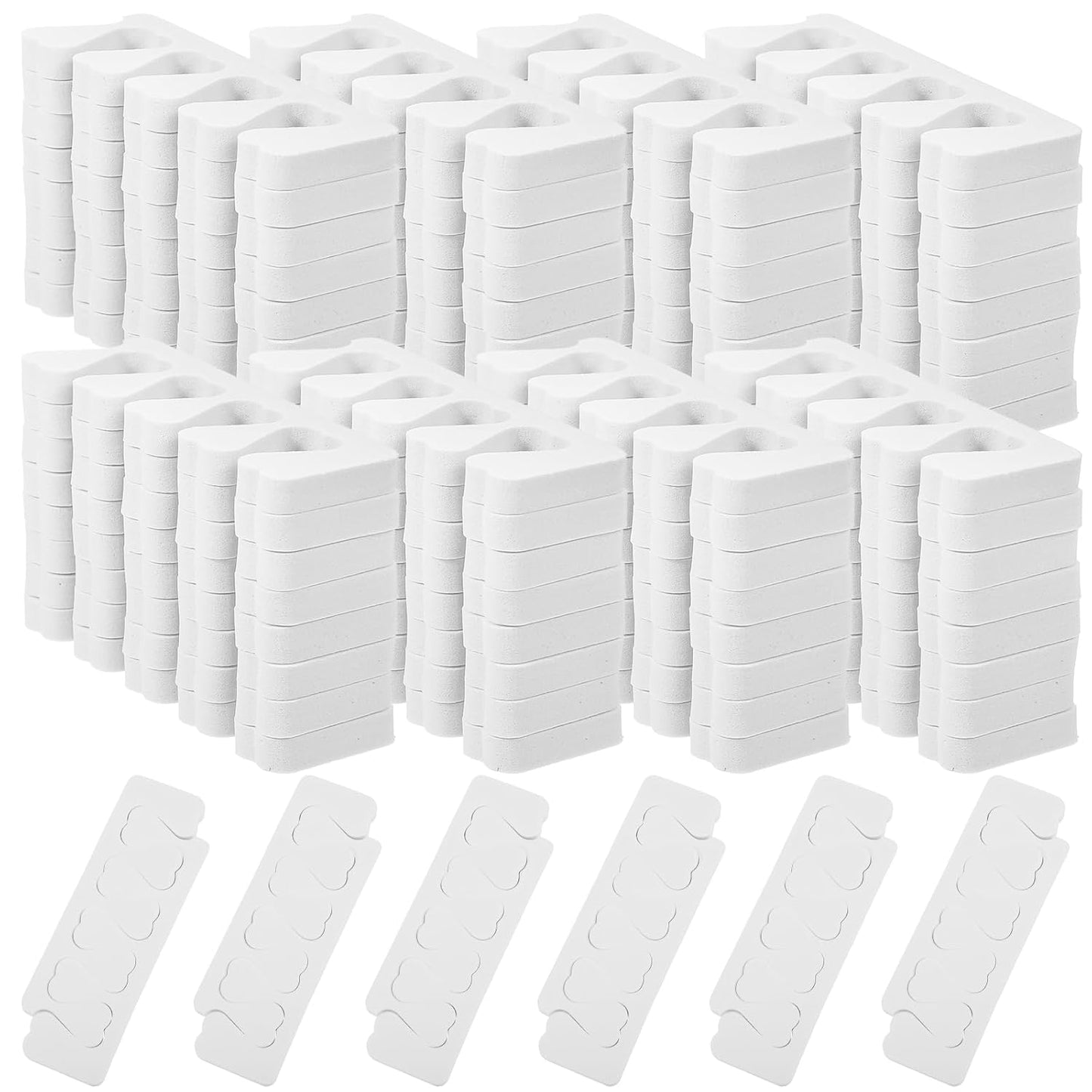 300 Pcs Toe Separators for Nail Polish Bulk Toe Separator Pedicure Correct Foot for Men Women Nail Polish Comfy Soft Pedicure Supplies(White)-FemmiqueWomen