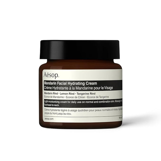 Aesop Mandarin Facial Hydrating Cream | Cools, Tones, and Balances Normal And Combination Skin | Mandarin Rind, Lemon Rind, Tangerine Rind | 2.1 oz / 60 mL-FemmiqueWomen