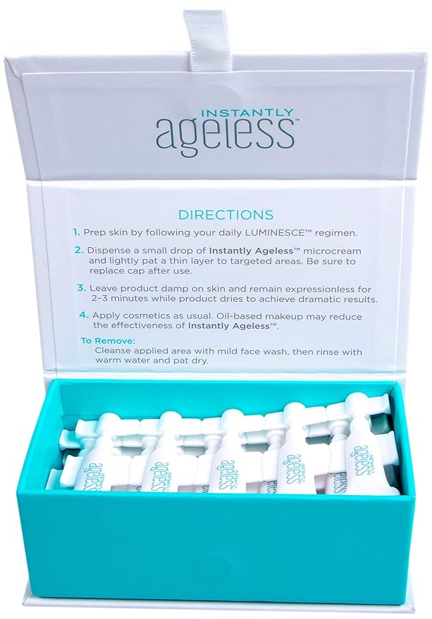 Instantly Ageless Facelift in A Box - Instant Eye Bag Remover Puffiness -1 Box of 25 Vials - Instant Under Eye Bags Remover - Wrinkle Tightener - Instant Wrinkle Remover for Face Instant Lift-FemmiqueWomen