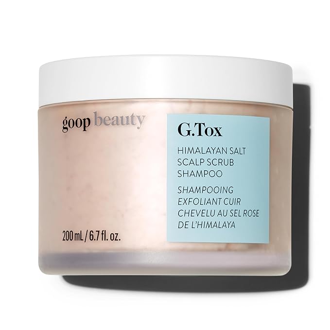 goop Beauty Scalp Scrub Shampoo | Exfoliator to Dexofiy & Purify | Himalayan Salt & Rosehip Oil | Cleanses Hair of Product Buildup | 6.7 fl oz-FemmiqueWomen