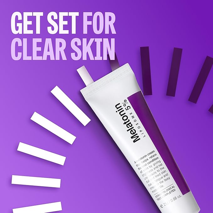 Time Return Melatonin Cream | Face Brightening Cream & Face Moisturizer for Dry Skin | Relaxing Face Cream for Women & Men | Melatonin Face Cream for Resilient Skin, 0.88 oz-FemmiqueWomen