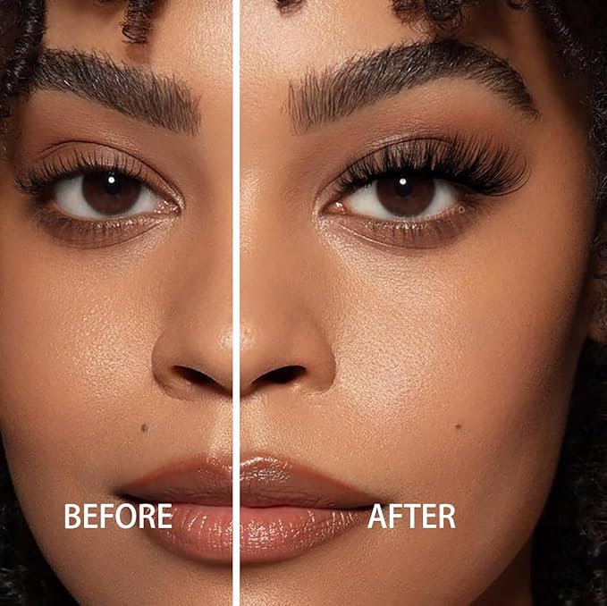 Lashes Clear Band Fox Eye Lashes 3D Volume Faux Mink Eyelashes Wispy False Eyelashes Strips 7 Pairs by Kiromiro-FemmiqueWomen